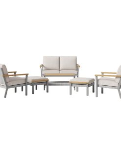 Sencillo Collection - 6 Piece Patio Furniture Set