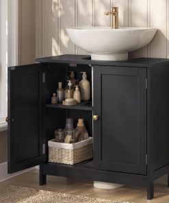 VASAGLE Under Sink Bathroom Cabinet. 2 Doors. Adjustable Shelf