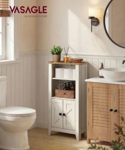 Farmhouse Freestanding Storage Cabinet with Barn Doors