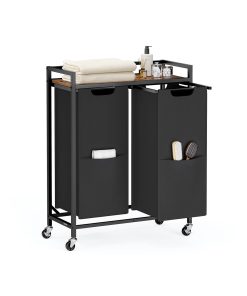 Laundry Sorter. Laundry Hamper Basket. Rolling Cart with Wheels