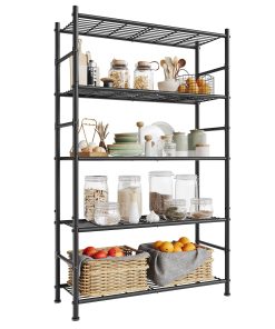 Adjustable wire storage shelf