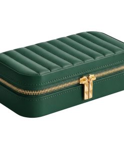 SONGMICS HOME Travel Jewelry Case. Portable Box Organizer with Mirror