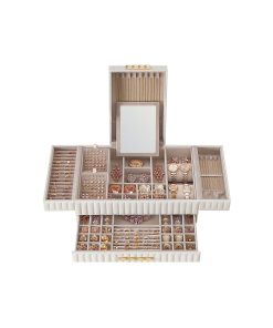 ANAH Collection - 2-Tier Jewelry Box with a Drawer