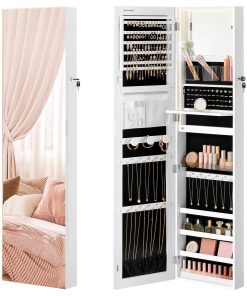 SONGMICS 55 Inches Tall Spacious Jewelry Cabinet