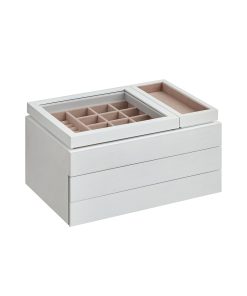 3-Layer Wooden Jewelry Storage
