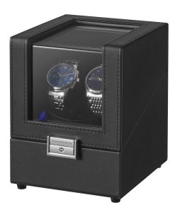 Automatic Double Watch Winder Box with Quiet Motor