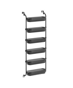 Over-the-door Pantry Organizer with Adjustable Baskets