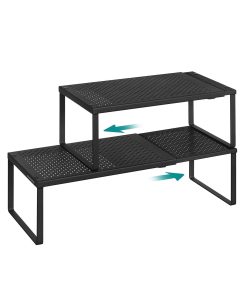Set of 2 Expandable Kitchen Countertop Shelves