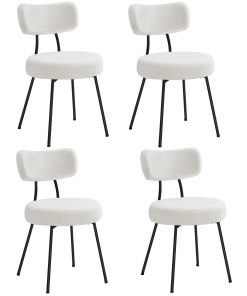 Dining Chairs Set of 4. Modern Upholstered Dining Room Chairs