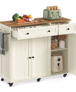 VASAGLE Mobile Kitchen Island