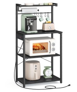 VASAGLE BARNET Collection - Kitchen Bakers Rack with Power Outlet