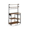 Bakers Rack with 4 AC Outlets