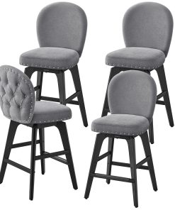 VASAGLE Bar Stools Set of 4