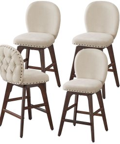 VASAGLE Bar Stools Set of 4