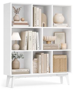 Mid-Century Modern 8-Cube Bookshelf