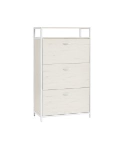 Shoe Cabinet with 3 Flip Drawers