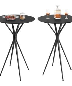 Set of 2 Bar Tables. Round Cocktail Tables