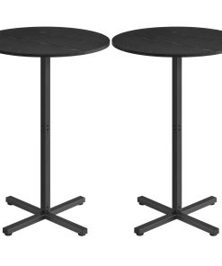 Round Cocktail Table. Set of 2