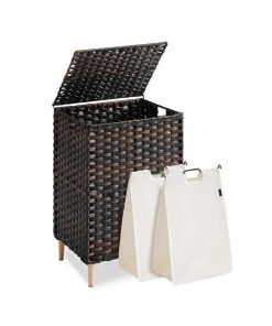 Laundry Hamper with Lid and Removable Washable Liner