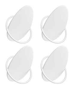 SONGMICS HOME Coat Hooks 4 Pack. Wall Hooks for Hanging Coats. Towels. Each Holds up to 11 lb