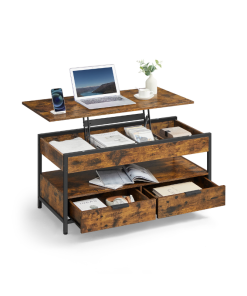 Lift Top Coffee Table with Storage Drawers