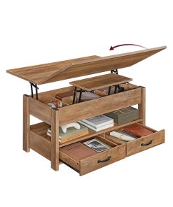 VASAGLE Lift Top Coffee Table. Center Table with Storage