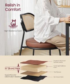 VASAGLE Dining Chairs. Set of 2 Dining Room Chair