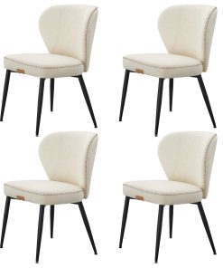 VASAGLE EKHO Collection - Dining Chairs Set of 4. Upholstered Kitchen Chairs
