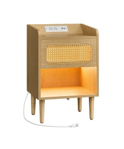 BOHOVEN Collection - Nightstand with Charging Station