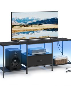 TV Stand for TVs Up to 70 Inches Entertainment Center Media Consolefor living room