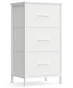 Dresser for Bedroom. Small Dresser with 3 Fabric Drawers