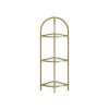 Baris Collection - 5 Tier Corner Bookshelf