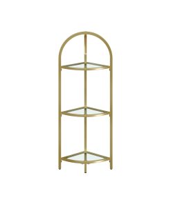 Baris Collection - 5 Tier Corner Bookshelf
