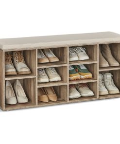 VASAGLE CUSTOS Collection - Shoe Bench. Storage Bench with Padded Seat