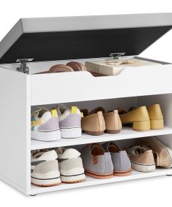 VASAGLE Shoe Bench with Cushion