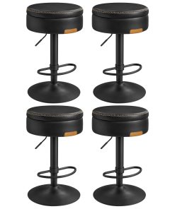 VASAGLE EKHO Collection - 360° Swivel Bar Stools Set of 4