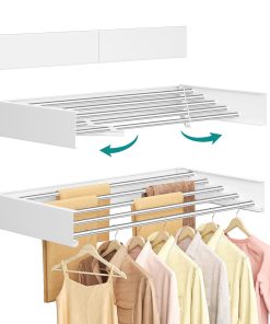 SONGMICS Wall Mounted Drying Rack