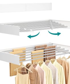 SONGMICS Wall Mounted Drying Rack