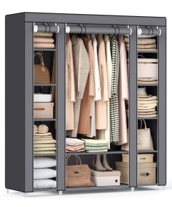 Closet Wardrobe with Non-Woven Fabric Cover