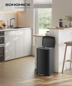 Trash Can. 8 Gallon (30L) Trash Bin with Lid and Inner Bucket