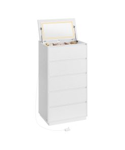 Kailyn Collection - 5-Drawer Dresser with Vanity Mirror and Lights