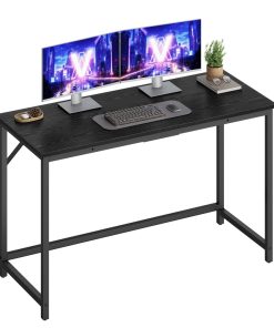Steel frame computer desk for study or home office