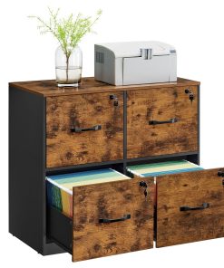 4 Drawer File Cabinet with Lock. Printer Stand