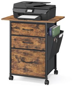 VASAGLE Rolling File Cabinet .Printer Stand