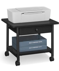 Printer Stand with Locking Wheels