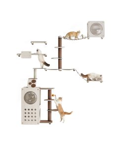Planet Set of 10 Cat Wall Furniture