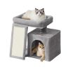 Small Cat Tree with Scratching Ramp