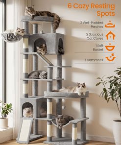 Feandrea Multi-Level Cat Tree for Large Cats