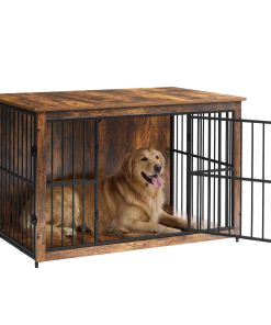 Feandrea Wooden Dog Crate Furniture