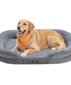 Feandrea Orthopedic XL Dog Bed. 42 Dog Couch with Removable Washable Cover